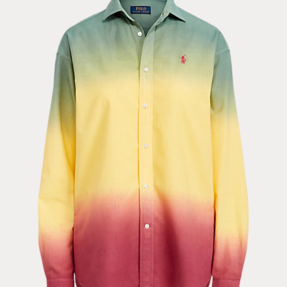 Polo Ralph Lauren Relaxed Fit Ombré Cotton Shirt